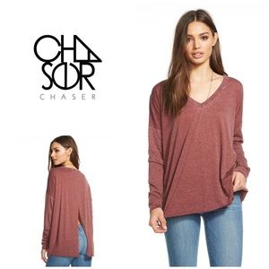 Chaser Vintage Tulip Back Pullover